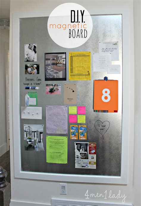 sheet metal message board|how to make magnetic message board.